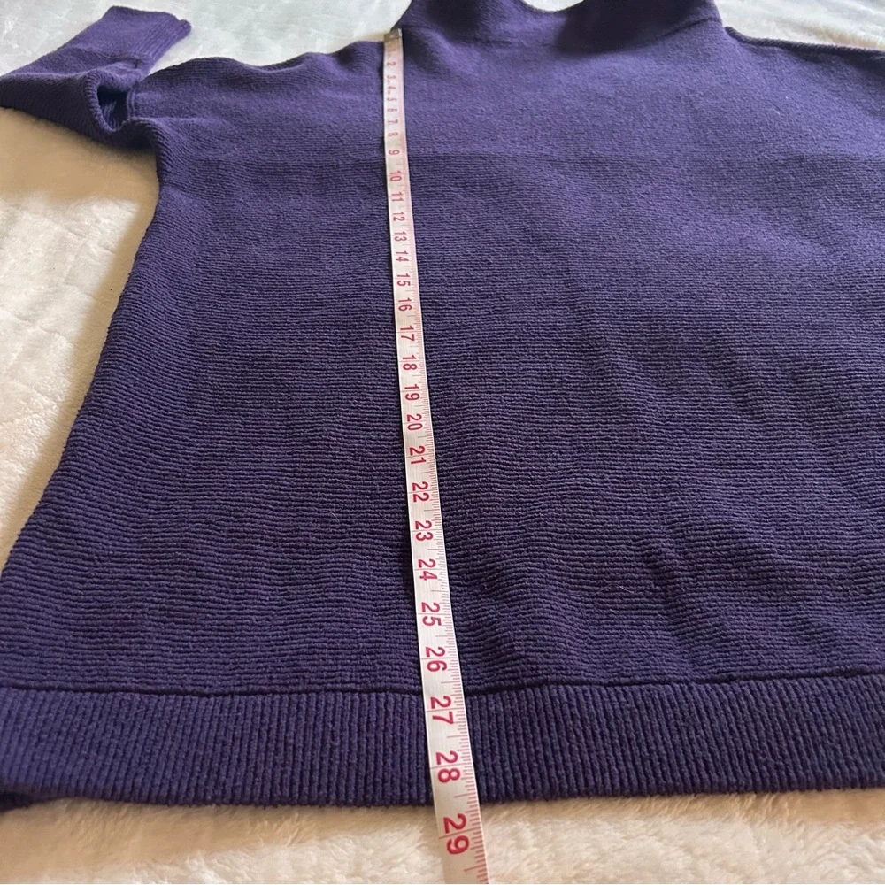Free People Ottoman Slouchy Tunic Sweater Gothic Grape Size Small